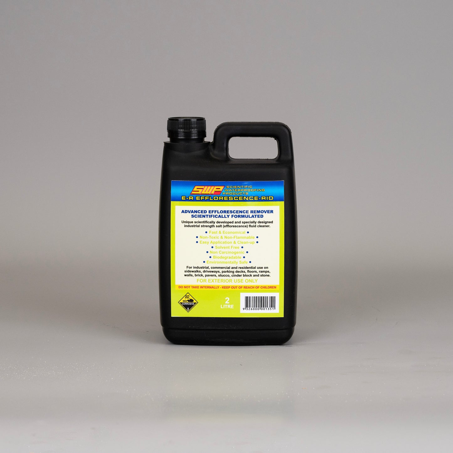 SWP Efflorescence Rid liquid cleaner for masonry efflorescence – available in 2L, 5L, 10L, and 20L