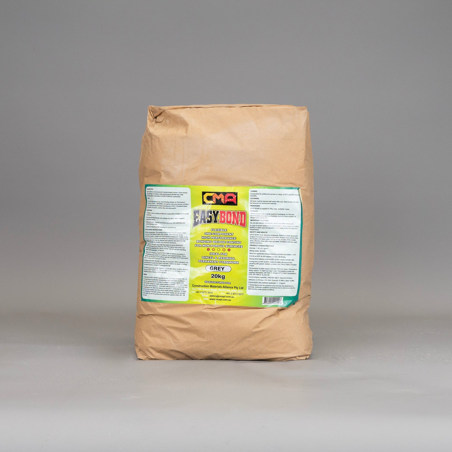 CMA Easybond 22kg cement-based bonding mortar bag