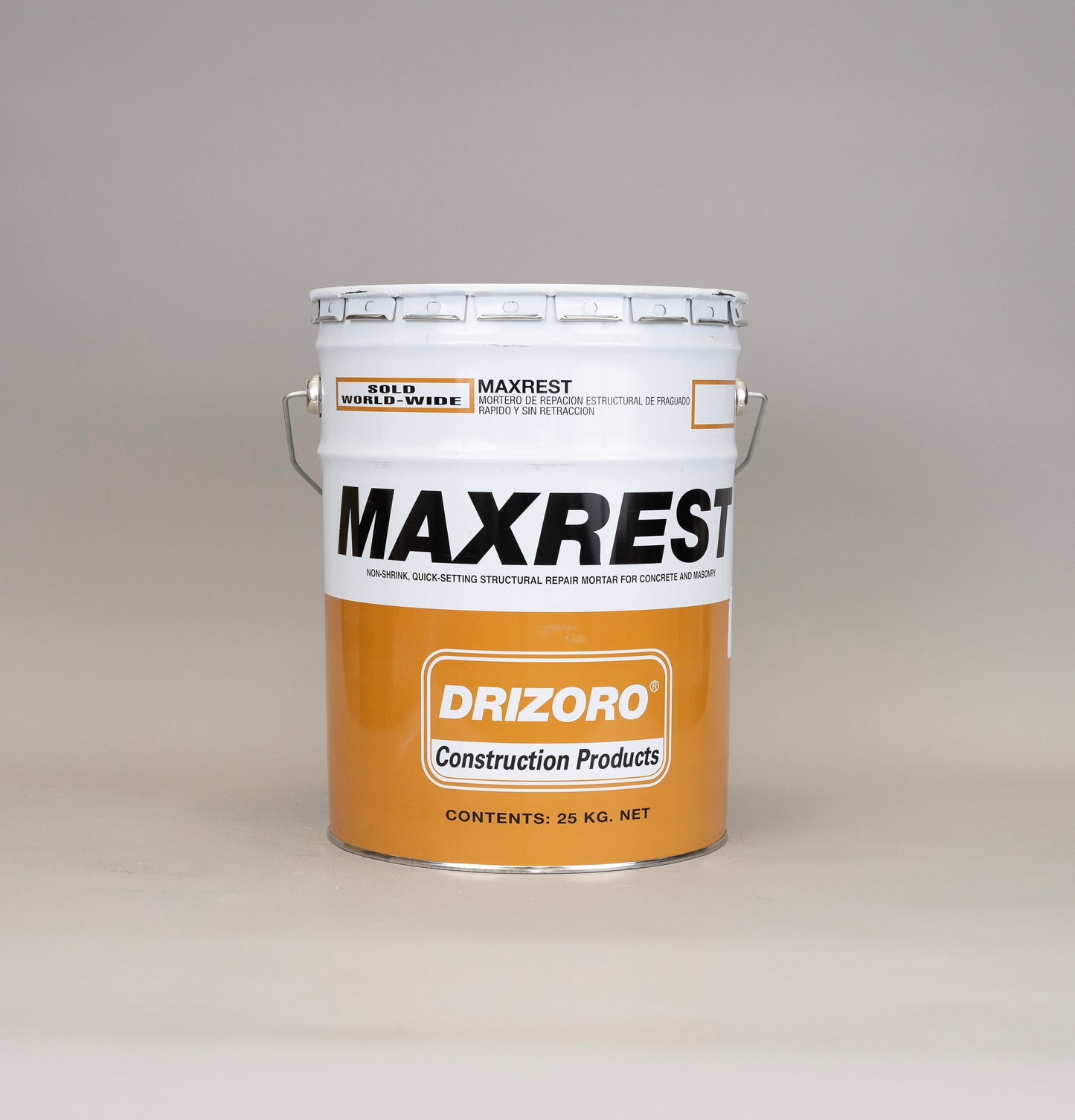 "DRIZORO MAXREST 25kg quick-setting structural repair mortar for concrete restoration"