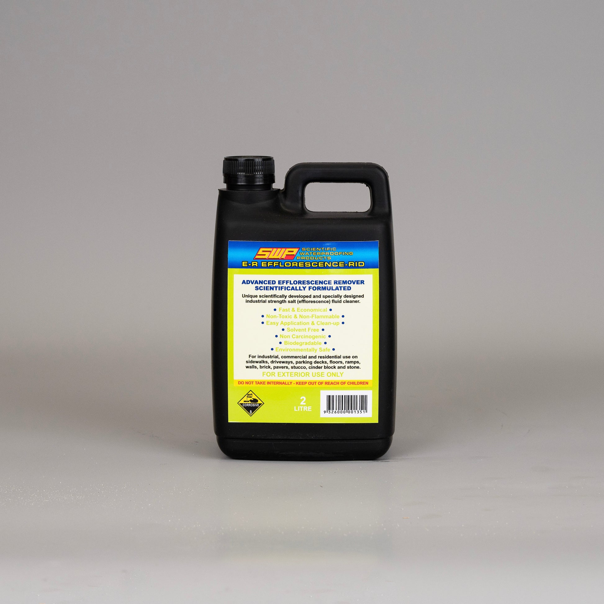 SWP Efflorescence Rid liquid cleaner for masonry efflorescence – available in 2L, 5L, 10L, and 20L