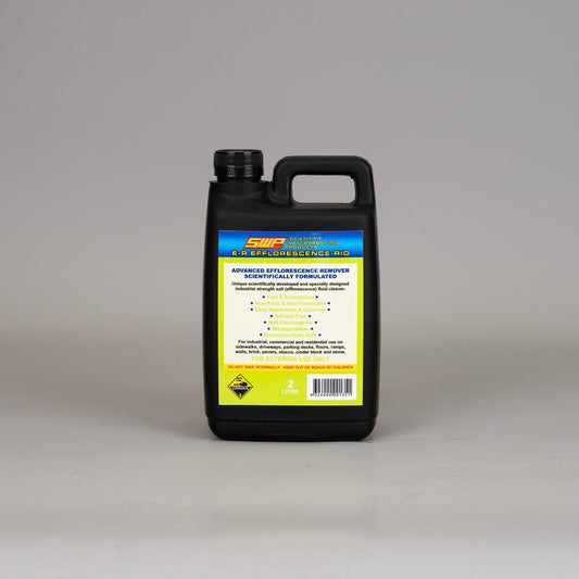 SWP Efflorescence Rid liquid cleaner for masonry efflorescence – available in 2L, 5L, 10L, and 20L