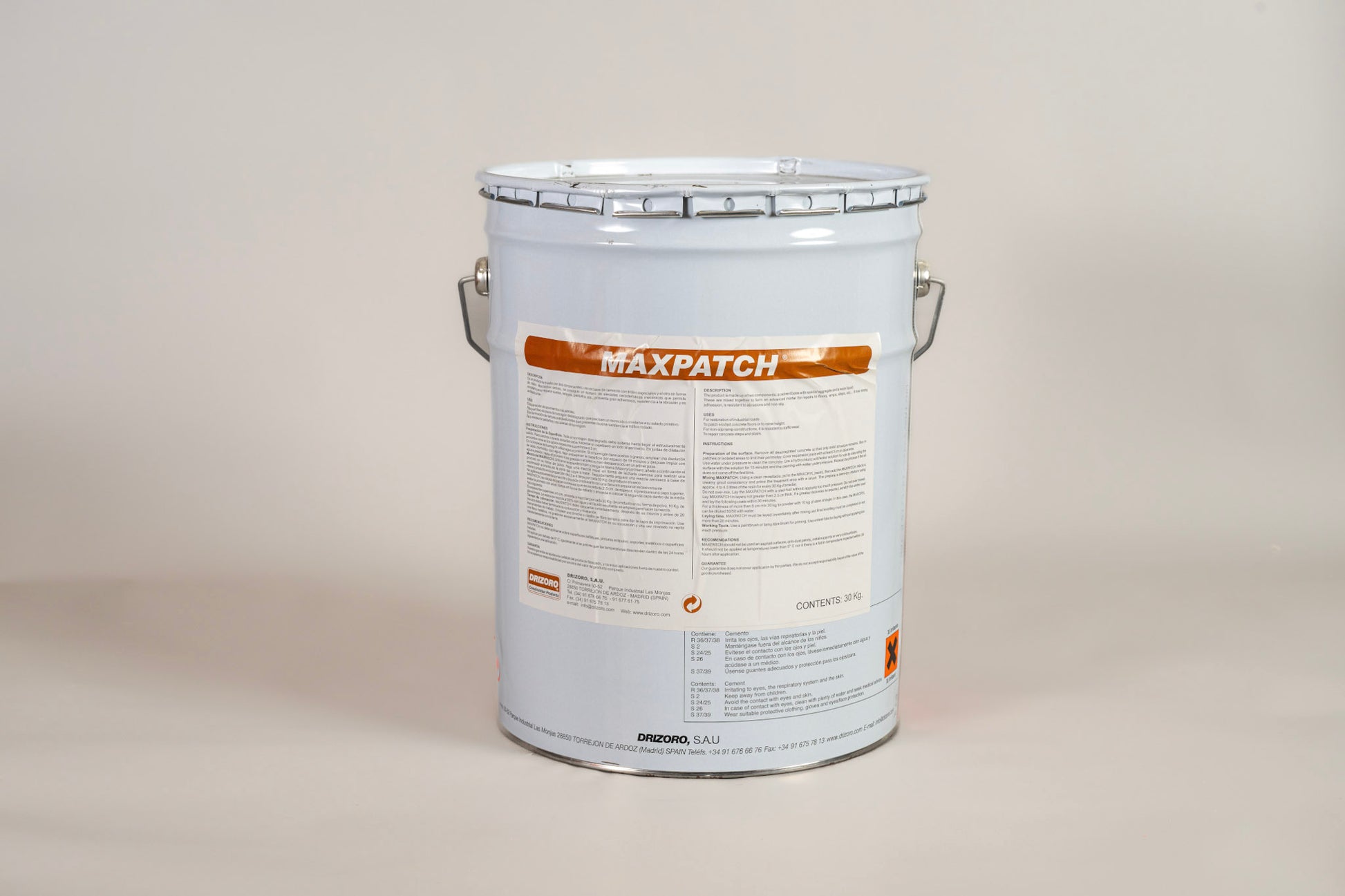 DRIZORO MAXPATCH 30KG – Structural concrete repair mortar for vertical and overhead applications
