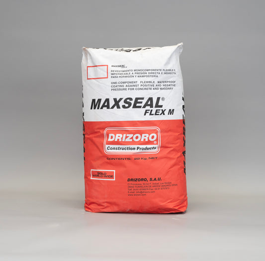 "DRIZORO MAXSEAL FLEX M 22kg flexible waterproofing mortar for concrete and masonry"